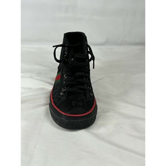Gucci Tennis 1977 High Top GG Sneakers Black  US 9 SPB JA-364541 main image 6